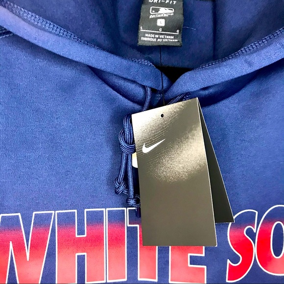 Chicago White Sox Nike Authentic Therma Performance Pullover Hoodie - Navy - Picture 3 of 6